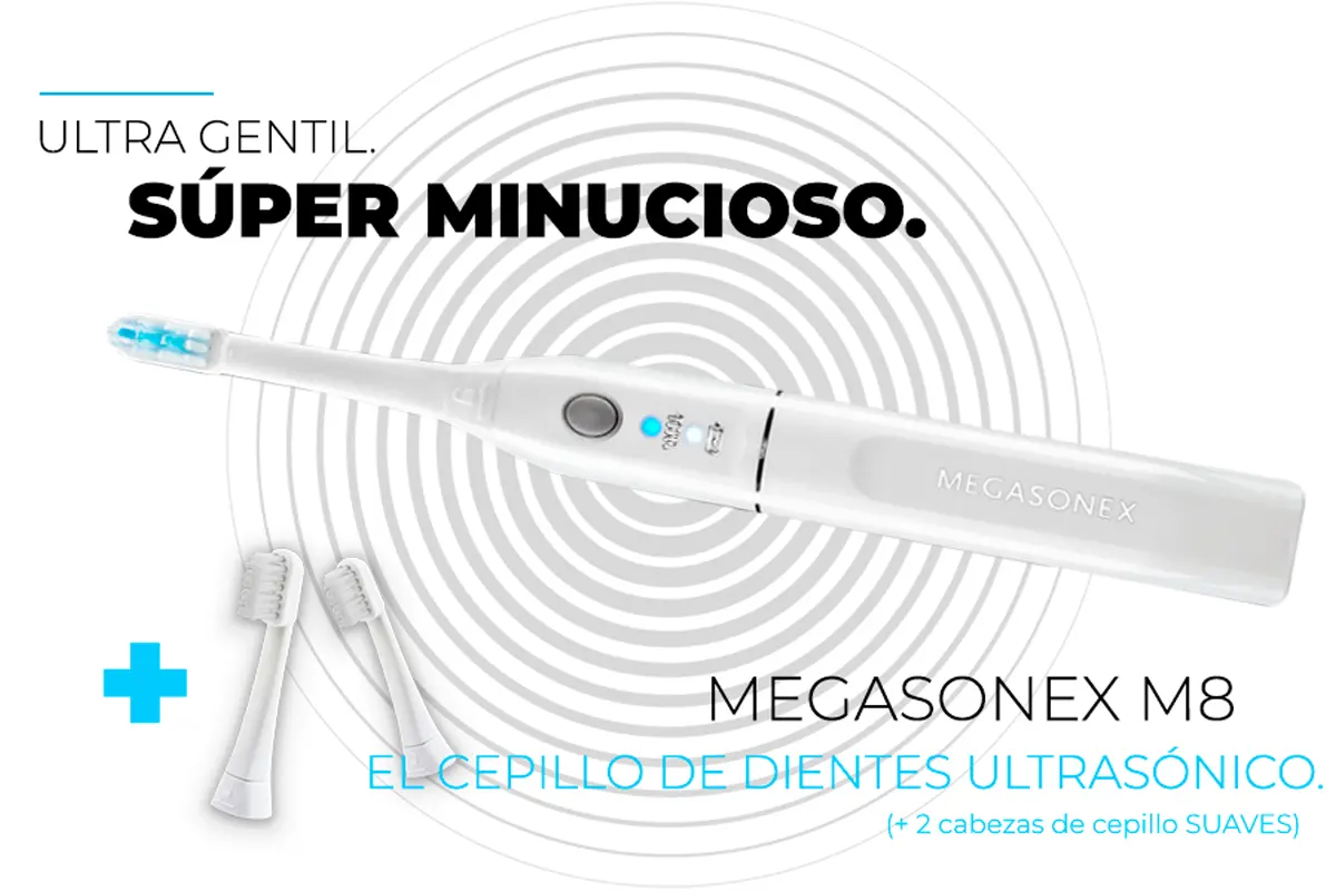 a escova de dentes ultrassónica Megasonex M8
