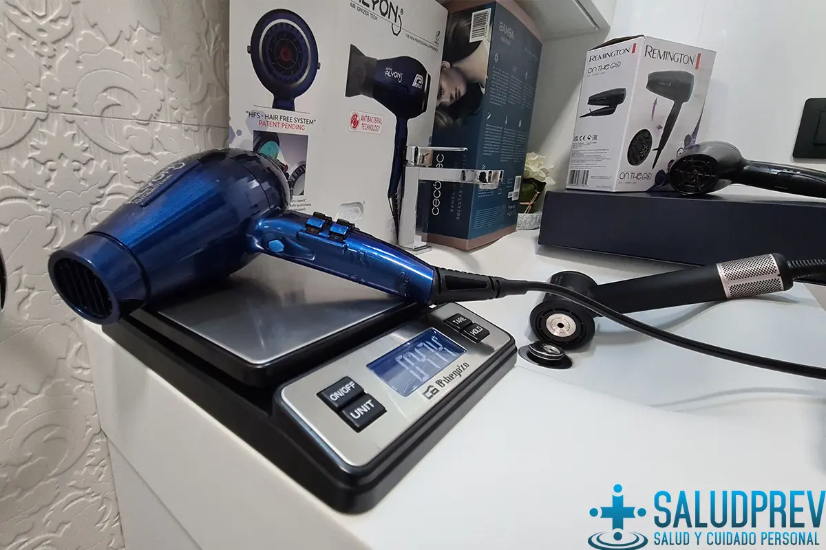 pesar secador de cabelo GHD